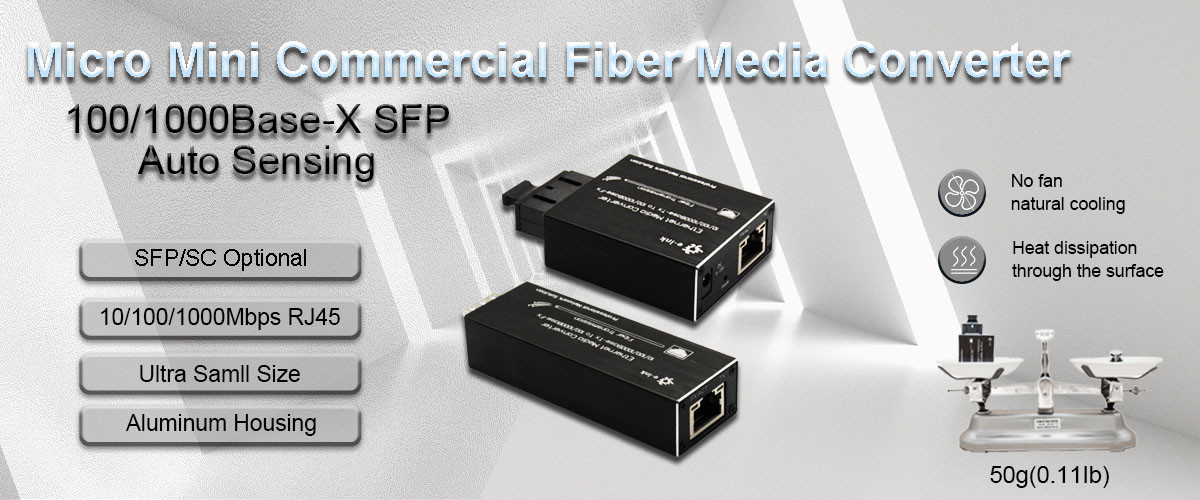 Faser-Ethernet-Medienkonverter
